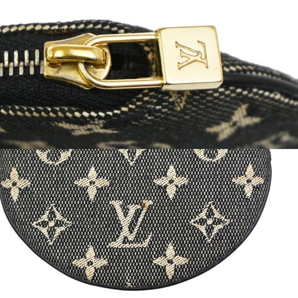 LOUIS VUITTON Porte Monnais Rond Coin Case Monogram Mini Black M92453 69EE970 - Picture 8 of 13